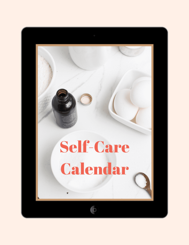 Self-Care Calendar ipad picture