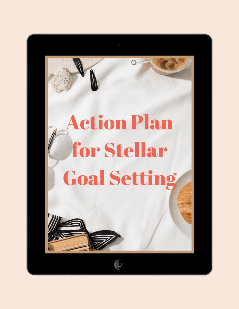 Action plan for stellar goal setting ipad picture