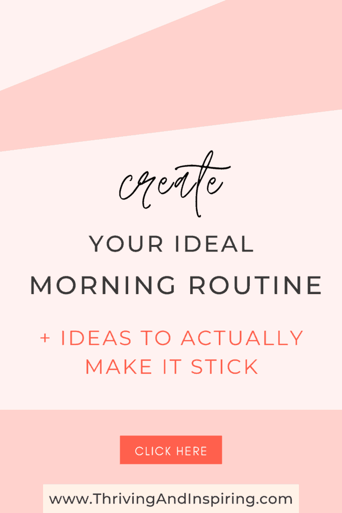 simplify your morning routine pin graphic