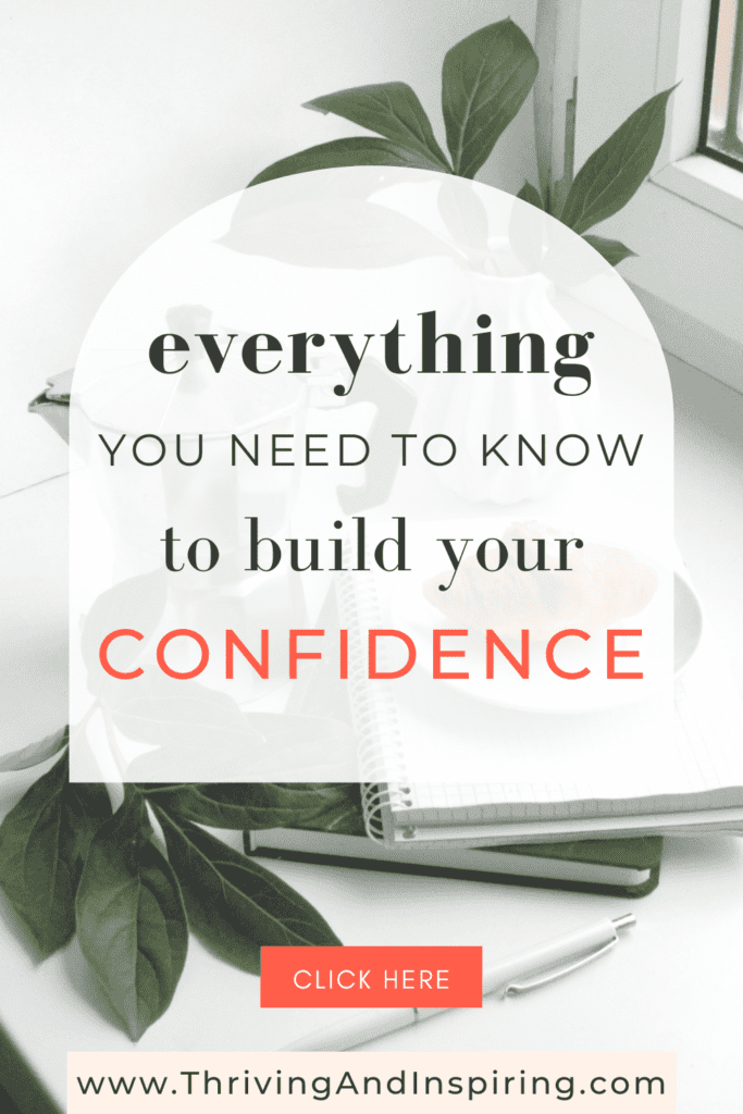 How to be a confident woman pin graphic