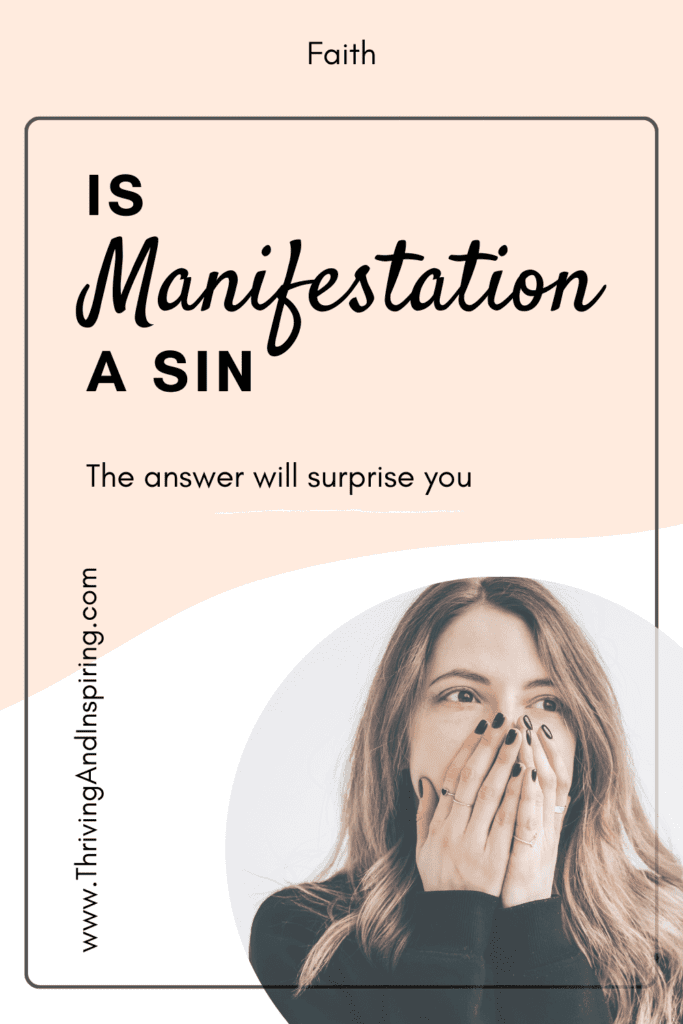 Is manifestation a sin pin graphic