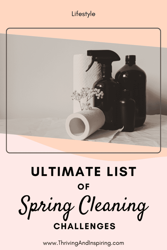 Ultimate list of spring cleaning challenges