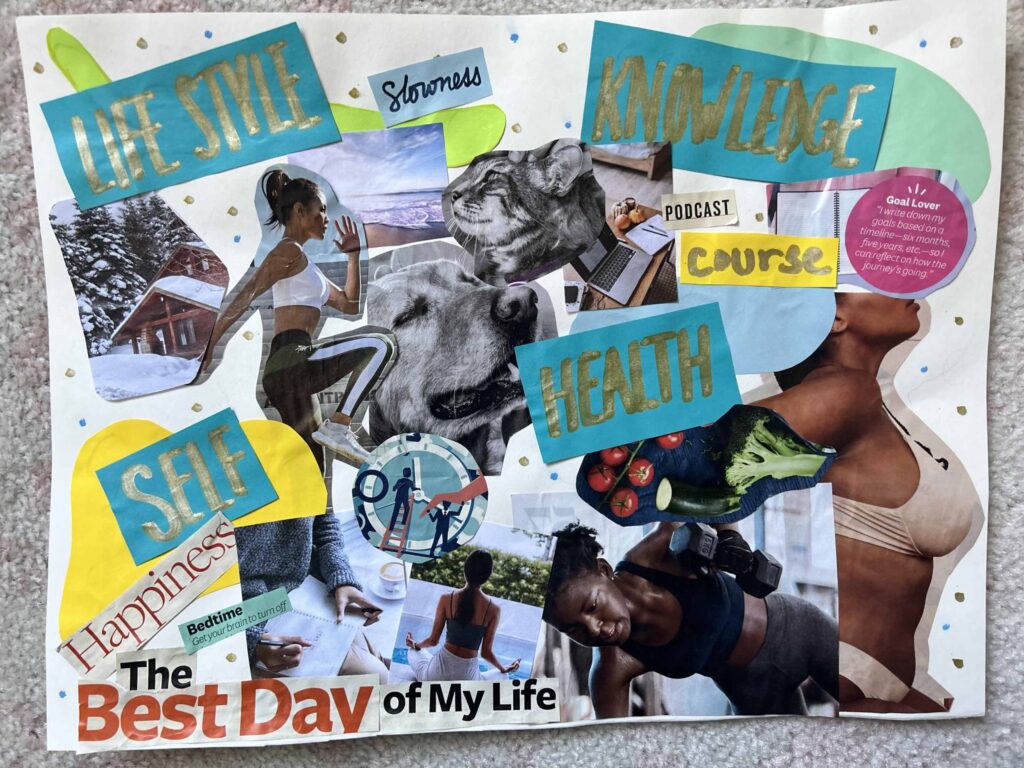 Skye Sauchelli vision board 2023