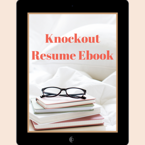 Knockout Resume Ebook ipad picture